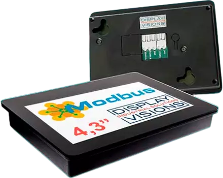 Écran Modbus TCP/RTU avec écran tactile RS-485, LAN, WiFi