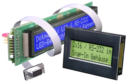 Écrans avec interface RS-232